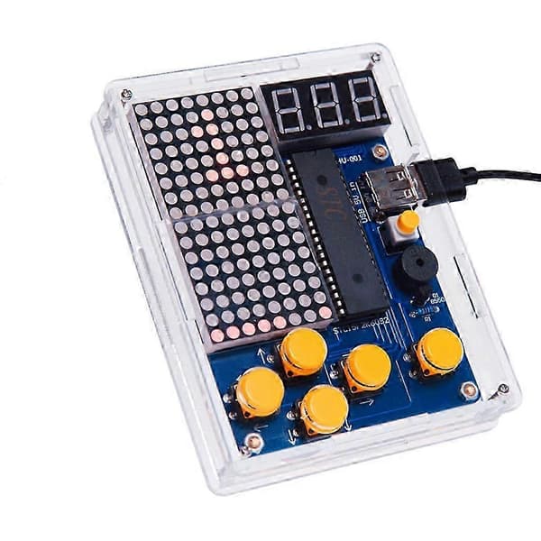 Pixel Spelkonsol DIY 51 MCU Spelkit för Retro Klassiska Spel