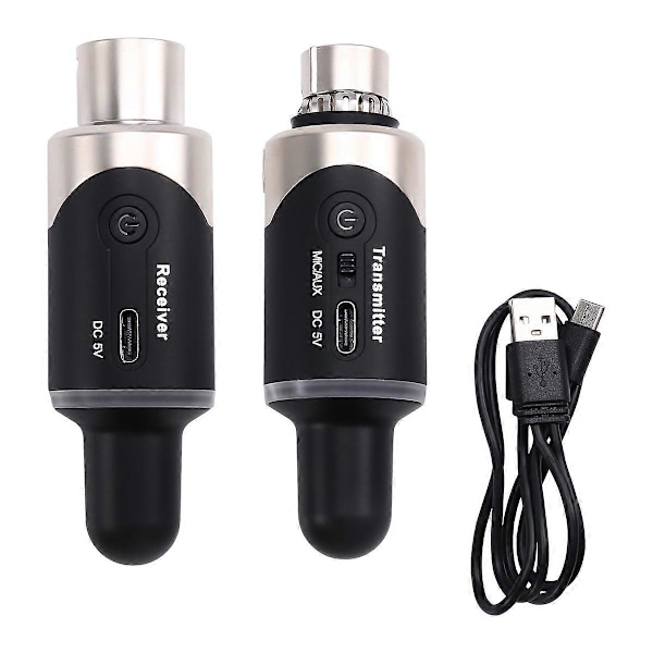 Ny U801 UHF Trådløs XLR Sender og Modtager Mikrofon Konverter Trådløs Mikrofon til Live