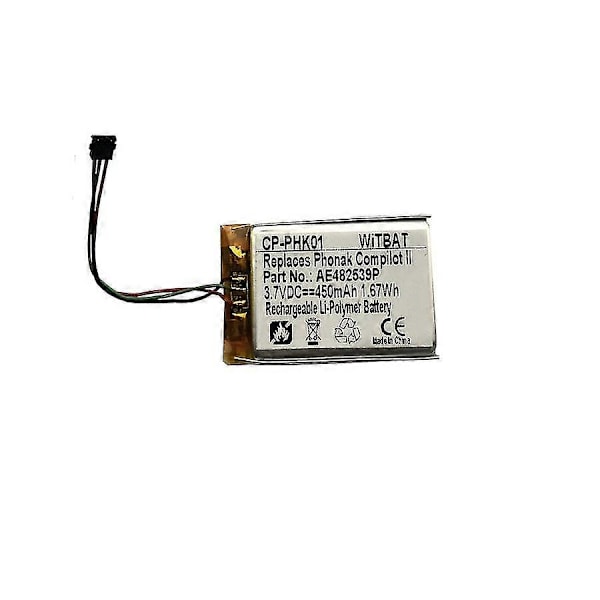 Fantastisk Egnet For Fengli Phonak Compilot Ii Høreapparat Batteri Ae482539p
