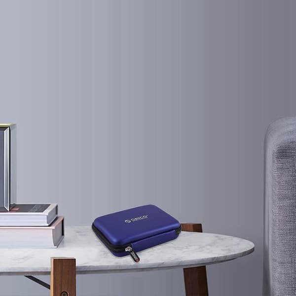 Orico 2,5 tommer HDD etui beskyttelsespose blå