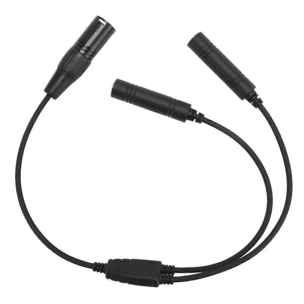 Flyhodetelefonadapter for Airbus 5-pin XLR - Profesjonell GA Dobbelplugg for de fleste flyhodetelefoner