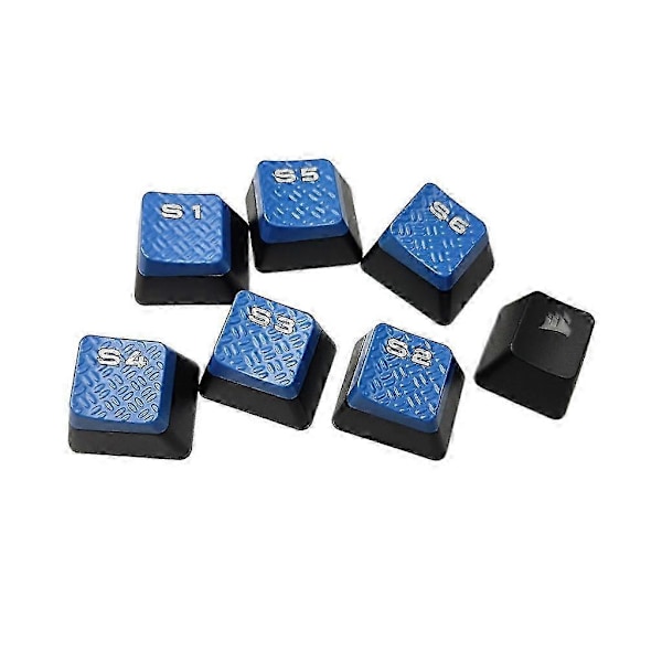 Makro Tastehetter 6STK S1S2S3S4S5S6 Tastehetter for Corsair K95 RGB Tastatur