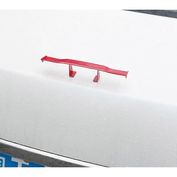 Universal 6,7 tommer mini spoiler bil baghale dekoration spoiler vinge kulfiber Red