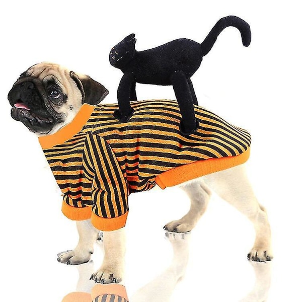 Halloween husdjurskläder Roliga kattkläder Katttröja Hundkostym Halloween hundkläder Tröja för små hundar Husdjurstillbehör Style3 L