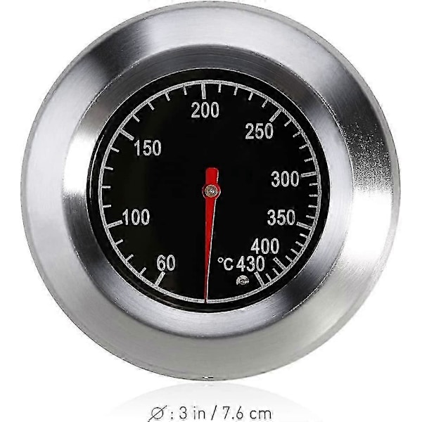 BBQ Grill Termometer Rustfritt Stål Grill BBQ Verktøy BBQ Grill Termometer Temp Måler - Bra