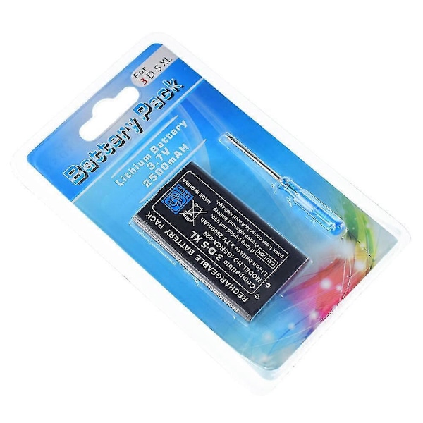 hg2pcs Ersättningsbatteri SPR-003 SPR-001 2500mAh kompatibelt med Nintendo 3DS XL Konsol