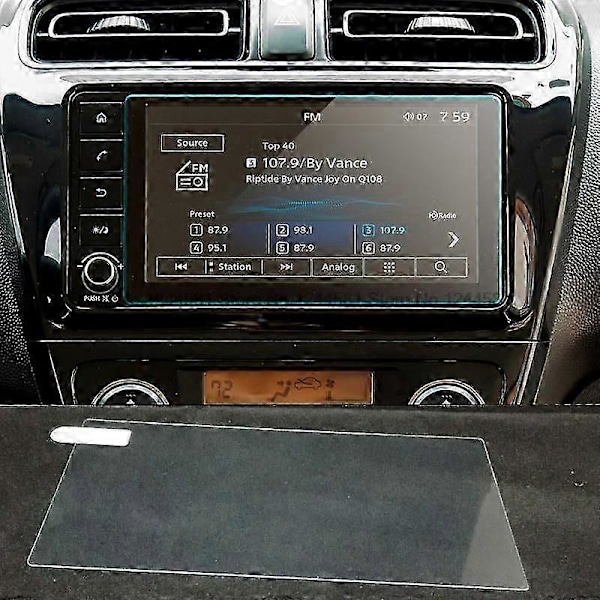 Fantastisk GPS Bilnavigation Stålfilm För Mitsubishi Mirage 2020-2022 625 tum Central Kontroll LCD Skärm Glas Härdat Skyddsfilm