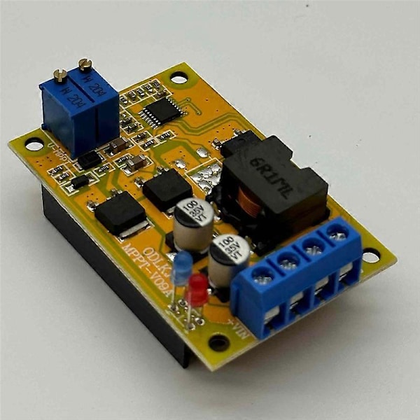 6A MPPT Aurinkolataussäädin DC8-30V 300KHz Akun Latausmoduuli PWM Automaattinen Kytkin Käänteinen Liitäntä