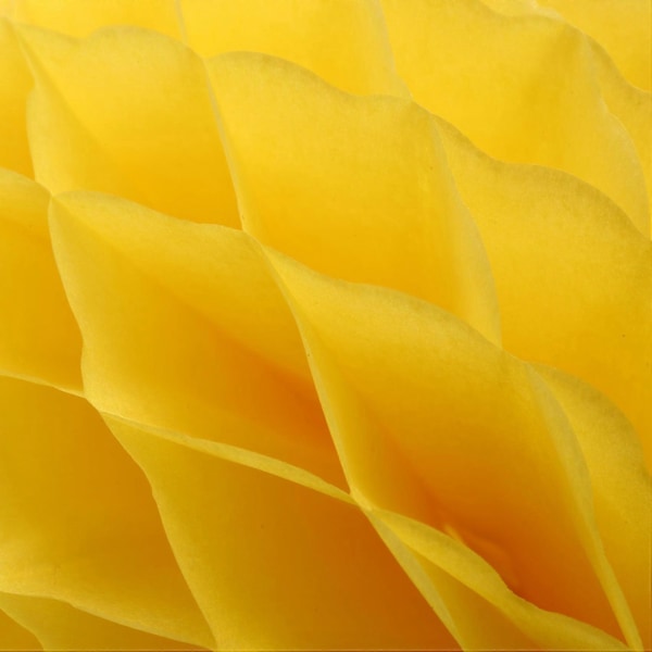 12-pak Ananas Honeycomb Bordpynt Silkepapir Ananas 20 cm Festartikler Bordophæng