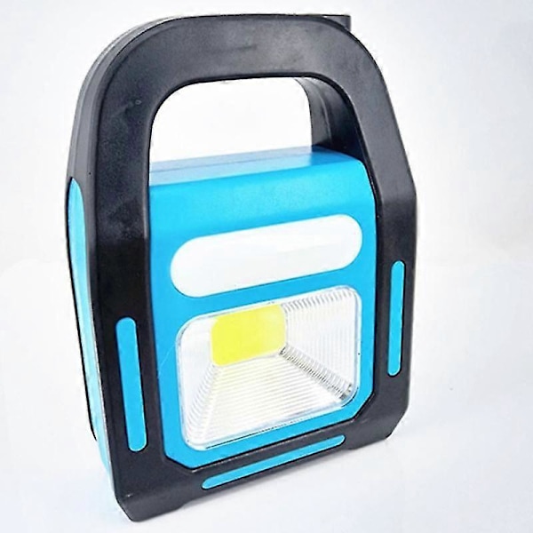 3 i 1 Solar USB Uppladdningsbar COB LED Campinglampa, Ladda Dina Enheter, Vattentät LED Ficklampa för Nödsituationer