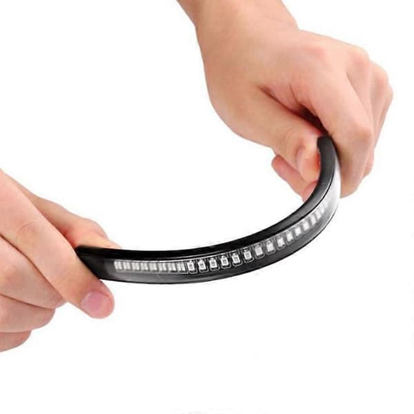 Multifunktionelt LED-motorcykelstribelys Bremslygte Baglygte Blinklys Nummerplade