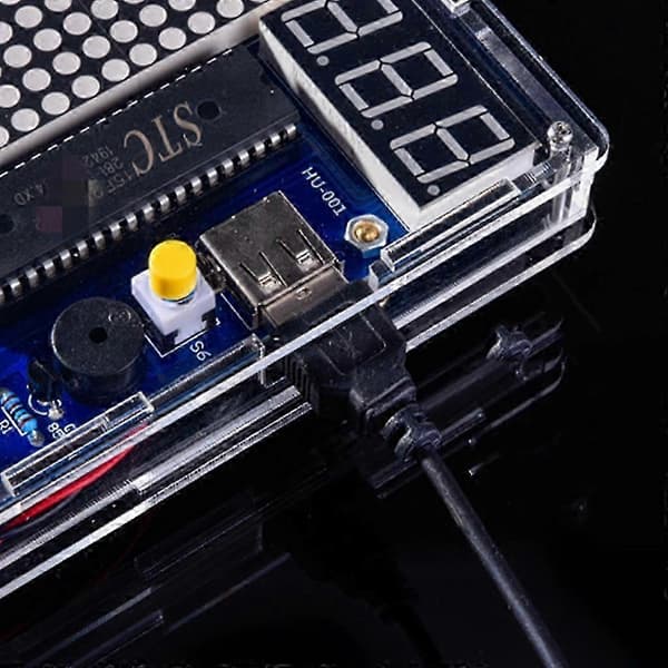 Pixel Spelkonsol DIY 51 MCU Spelkit för Retro Klassiska Spel