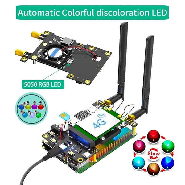 3G 4G LTE Basic HAT Raspberry Pi Asus Tinker Board Samsung ARTIK Rock64 Media Latte Panda Coolerille