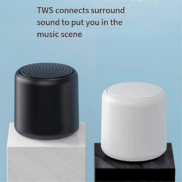 Bärbar Bluetooth-högtalare i Macaron-färg Vit Brus Ljudmaskin lämplig för Sömn Mini Ljudmaskin lämplig för Resor M