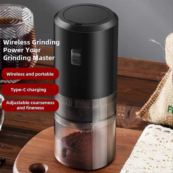 Elektrisk Kaffekværn - USB-C Genopladelig, Keramisk Kværnkerne