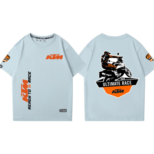 KTM Red Bull offroad motorcykel riddräkt racing dräkt kortärmad T-shirt gray L