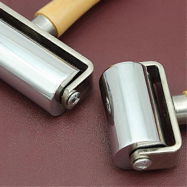 Läderbindel Tapet Bilfolie Solid Roller Handpressningsbindel DIY Handverktyg S Modell