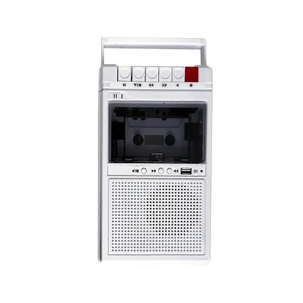 Retro kassettebåndoptager og -afspiller understøtter intern og ekstern optagelse samt USB-transskription
