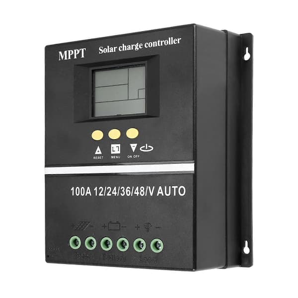 PWM 12V 24V 36V 48V AUTO Solcellepanel Ladekontroller Solcelle PV Batterilader med LCD MPPT Solar