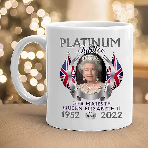Queen Elizabeth II mugg Keramisk mugg