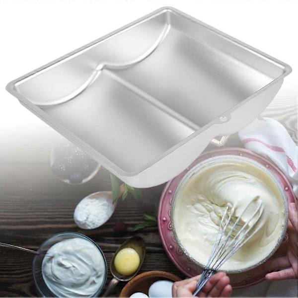Bokformad Kakform i Aluminiumlegering Non-Stick Bakning DIY Verktyg