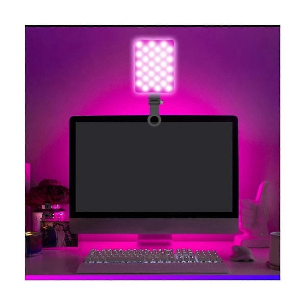 Bærbar 60 Led Video Lys På Kamera Fotostudio Belysning Vlog Konferanselampe Live Fyllelys Sugekopplys,c