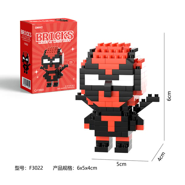 Marvel Avengers Kompatibla Diamond-Block Byggleksaker – Samlarbara Mini-figurer i Blind-Box Stil 3