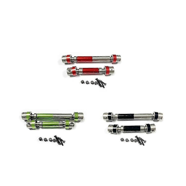2 st Metalliska Drivaxlar CVD Drivaxlar för Trx4m -4m 1/18 RC Crawler Bil Uppgraderingsdelar Tillbehör