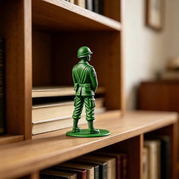 Soldatfigurer Klassiska Män Tecknad Modellprydnader Interaktiv Leksakssats B