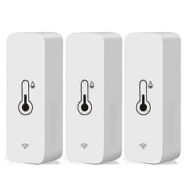 3X Wifi Temperatur- och Luftfuktighet Hygrometer Sensor