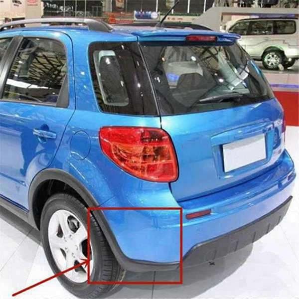 Sideforlengelse bakre støtfanger for Suzuki SX4 5 DR 2007-2012 Høyre