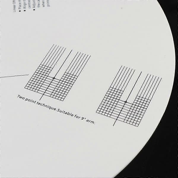 LP Vinylplade Pickup Kalibreringsplade til Pladespillerjustering