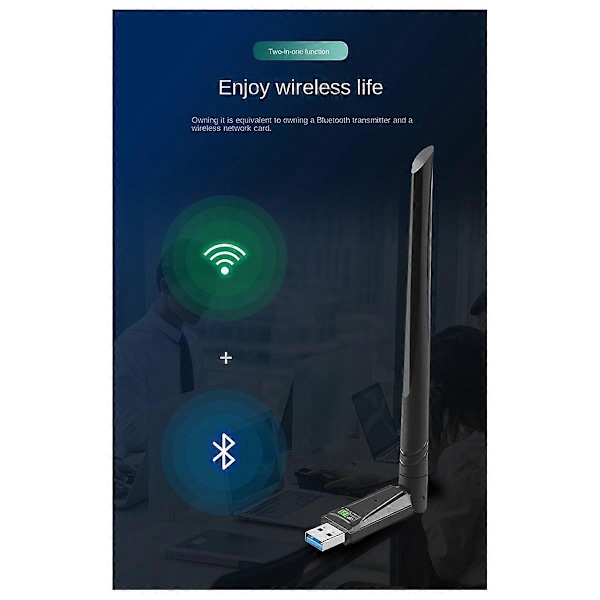 AX900mbps Dual-band USB nettverksmottaker og sender