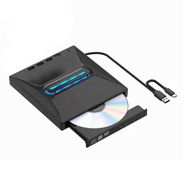 USB 3.0 Extern CD DVD-enhet Höghastighets bärbar CD/DVD +/-RW-enhet