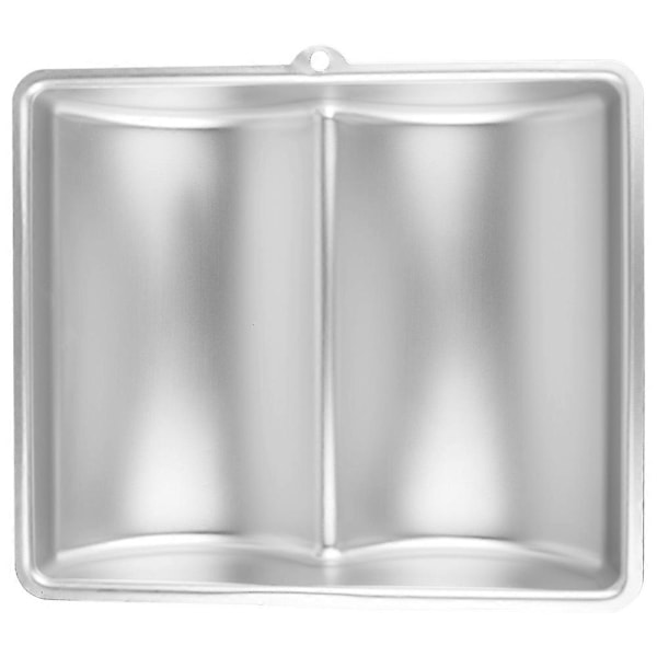 Bokformad Kakform i Aluminiumlegering Non-Stick Bakning DIY Verktyg