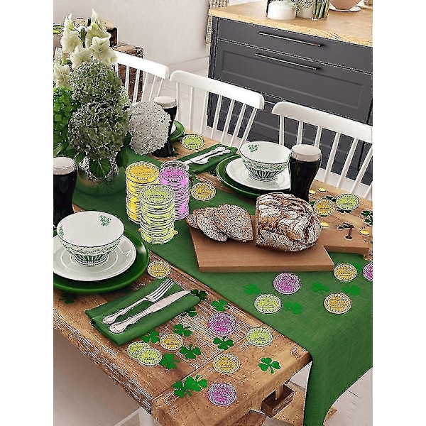 100 stk. Mardi Gras Plastikmønter Assorterede Metalliske Mardi Gras Mønter Bulk Til Mardi Gras Parade, Festgaver