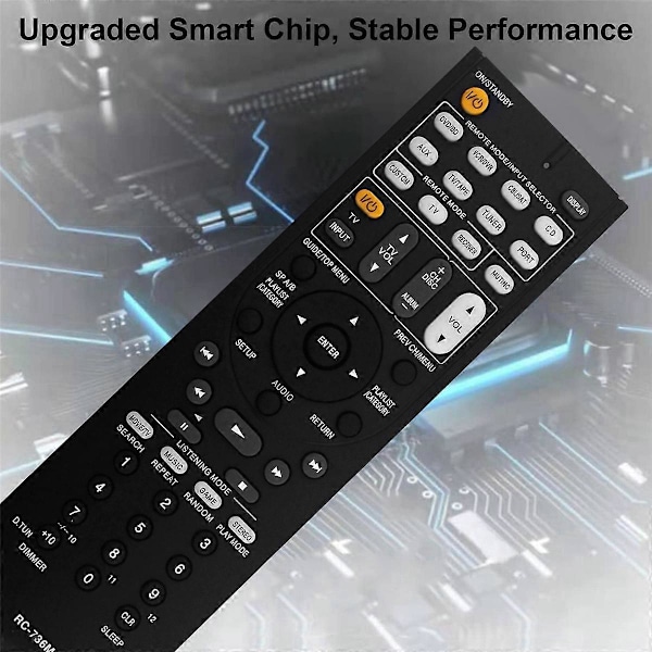 RC-736M Erstatningsfjernkontroll for Onkyo Theater System HT-R570 HT-S5200 HT-S5200B HTP-570 SKF-570 LSKF-570R