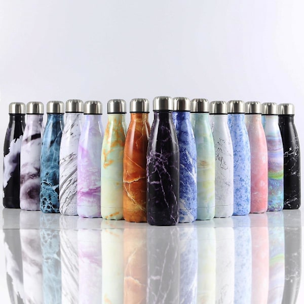 JUSCH Rostfri Termosmugg Utomhus Sportflaska Coca-Cola Flaska Termosmugg Jade Lila(WZ1819),QINWEI-885
