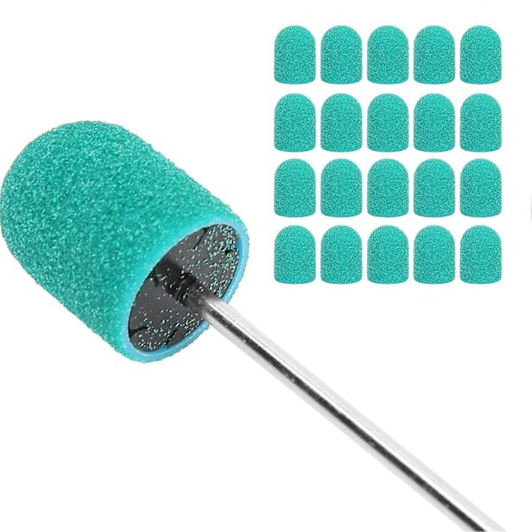 Slipbandset för nagelfil, 13 x 19 mm sliphylsor nagelfilsbitar för polering och slipning