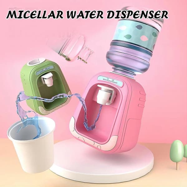 Micellarvanddispenser, Mini Micellarvanddispenser, Mini Vanddispenser til Makeupfjerner, Mini Micellarvanddispensermaskine 2PCS
