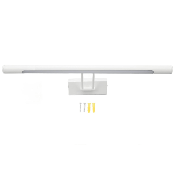 LED Vanity Lys 19,7 tommer Lang Justerbar Vinkel 5000K Hvidt Lys Badeværelseslys Bar til Toilet Køkken Soveværelse 85?265V