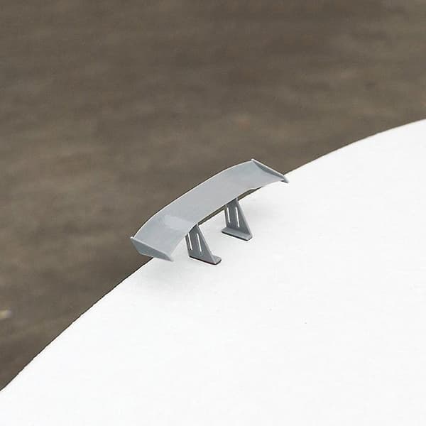 Universal 6,7 tommer mini spoiler bil baghale dekoration spoiler vinge kulfiber Gray