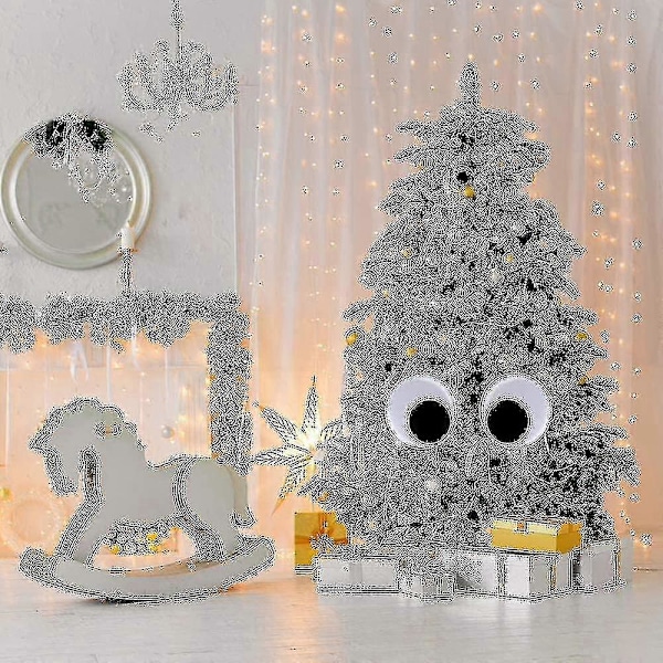 2-pack Stora Jumbo Självhäftande Ögon För Julfest Handgjorda DIY Hantverk (76mm/3\")