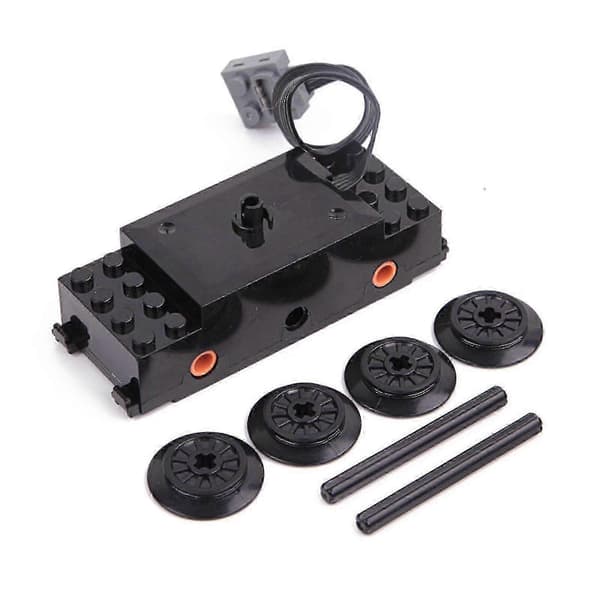4 stk. Technic Power Functions Batteriboks Togmotor Mottaker Fjernkontroll Pakke Sett