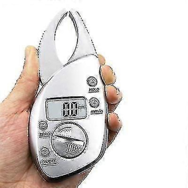 Rasvanmittauslaite LCD-näytöllä, rasvapihti valkoinen