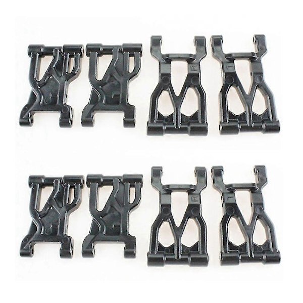 8st Fram- och Bakre Fjädringsarm Set För 104072 1/10 Rc Bil Reservdelar Tillbehör