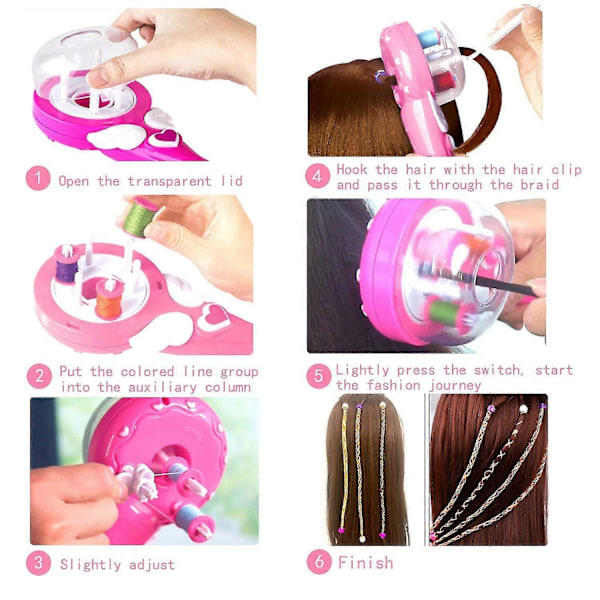 Automatisk Elektrisk Hårfletter Hårstyling DIY