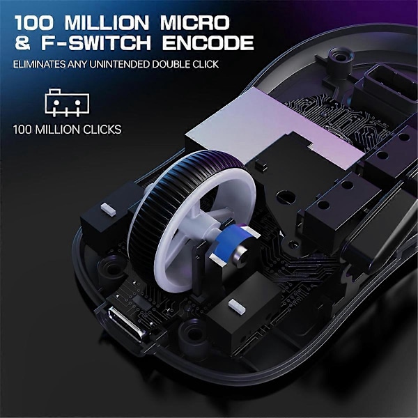 ATTACK SHARK X3 Esports Gaming Mus, PixArt PAW3950 Gaming Sensor,
