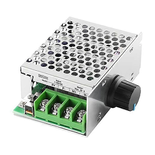 DC Motor Hastighetsregulator PWM-regulator, 7-70V 30A Justerbar 12/24V