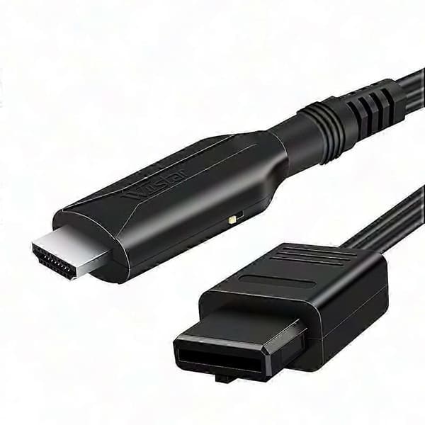 HD N64 til HDMI-konverterkabel til high-definition gaming Black